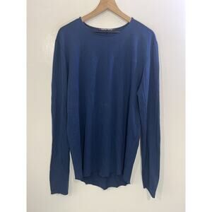 Hannes Roether Avant Garde Cotton Y2K Raw Hem Sweater M Minimal Capsule Luxury